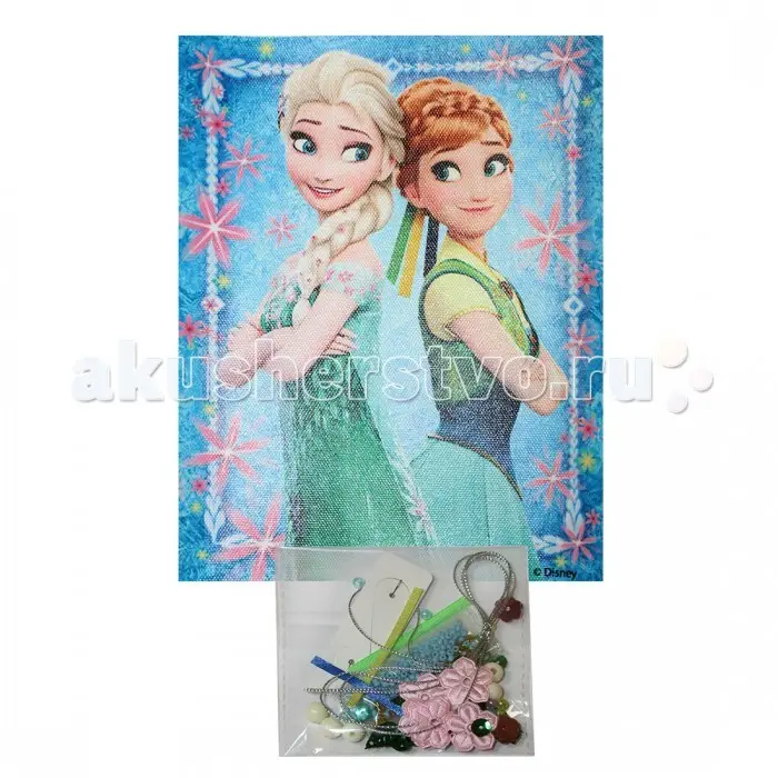 Набор для творчества, Вышивка и украшение Эльза и Анна Disney/Дисней