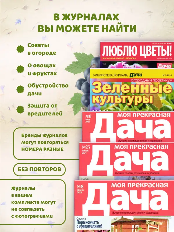 Комплект  журналов Моя любимая дача (9/19 + 10/19 + 12/19) Сад и огород