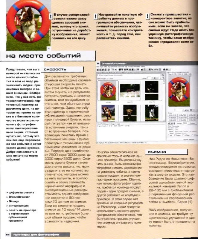 Цифровая фотография: способы печати