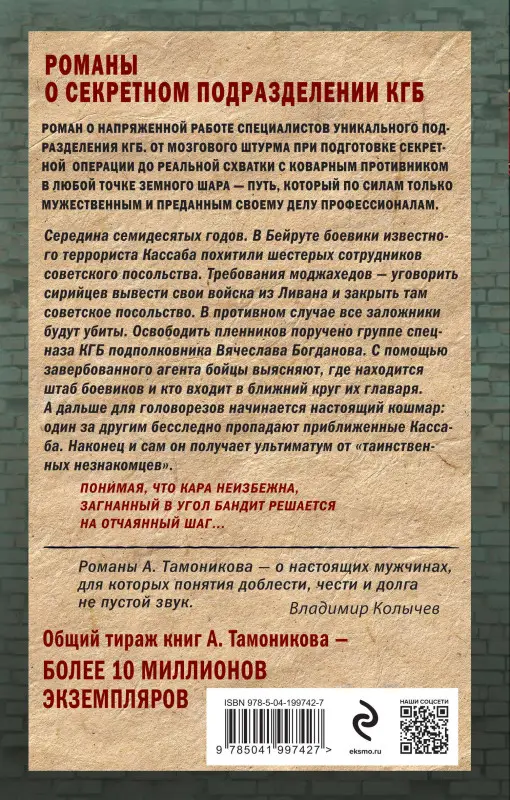 Александр Тамоников. Схватка вслепую