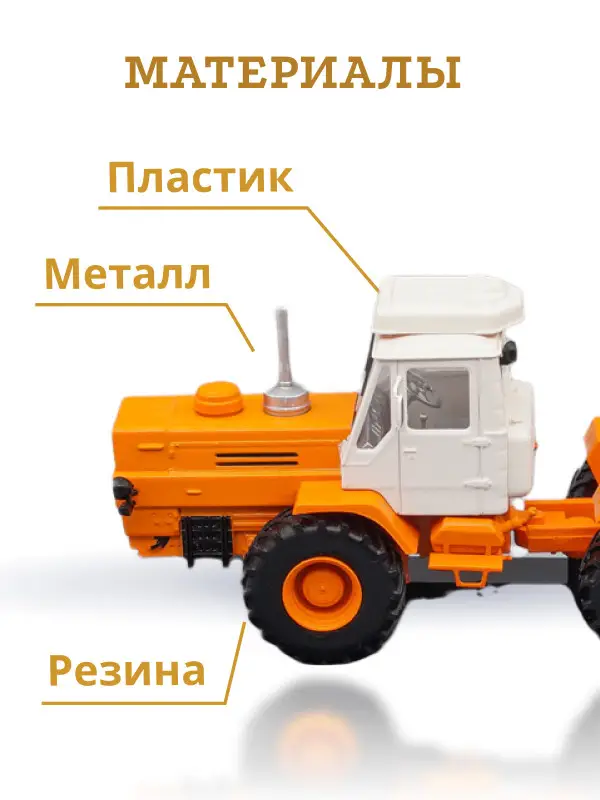 Уценка. Hachette. Ашет Коллекция. Масштабная модель Трактора 1:43 T-150K