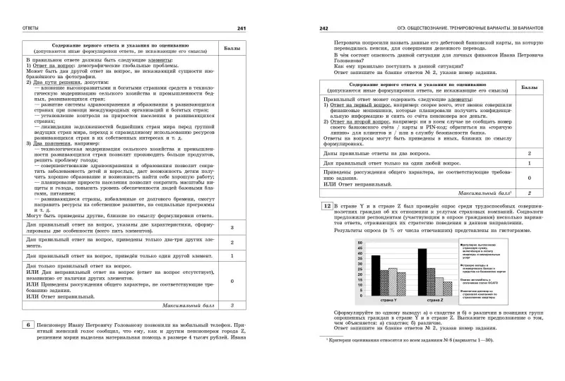 О. В. Кишенкова. ОГЭ-2024. Обществознание. Тренировочные варианты. 30 вариантов