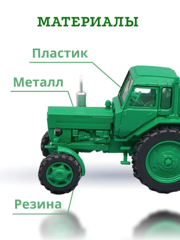 Hachette. Ашет Коллекция. Масштабная модель Трактора 1:43 MTZ-82