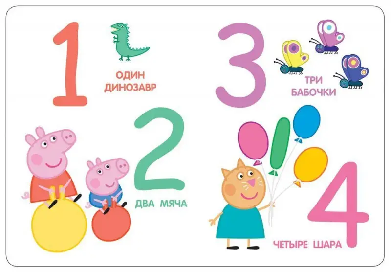 Уценка. Свинка Пеппа. Цифры
